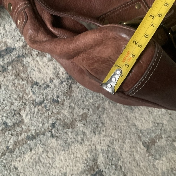 Fossil Leather Messenger Bag book bag school bag Back to school - Picture 8 of 10